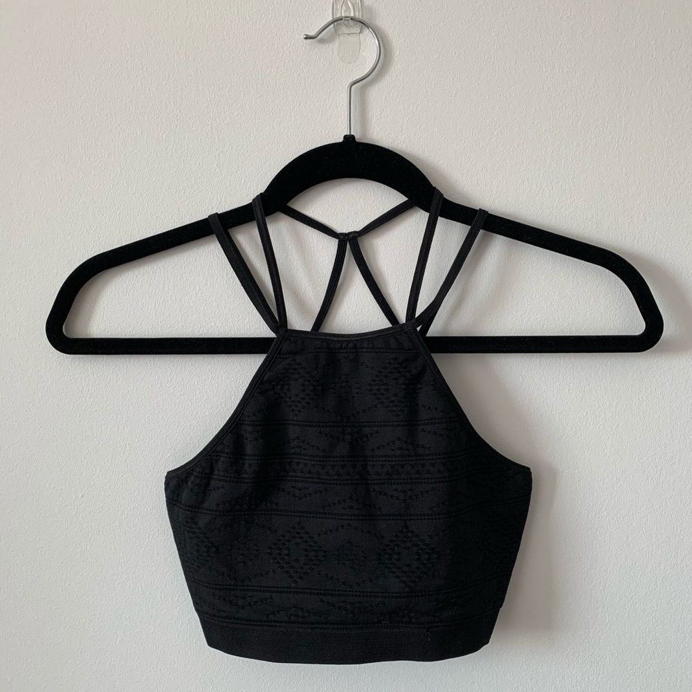 Victoria’s Secret black high neck bralette small